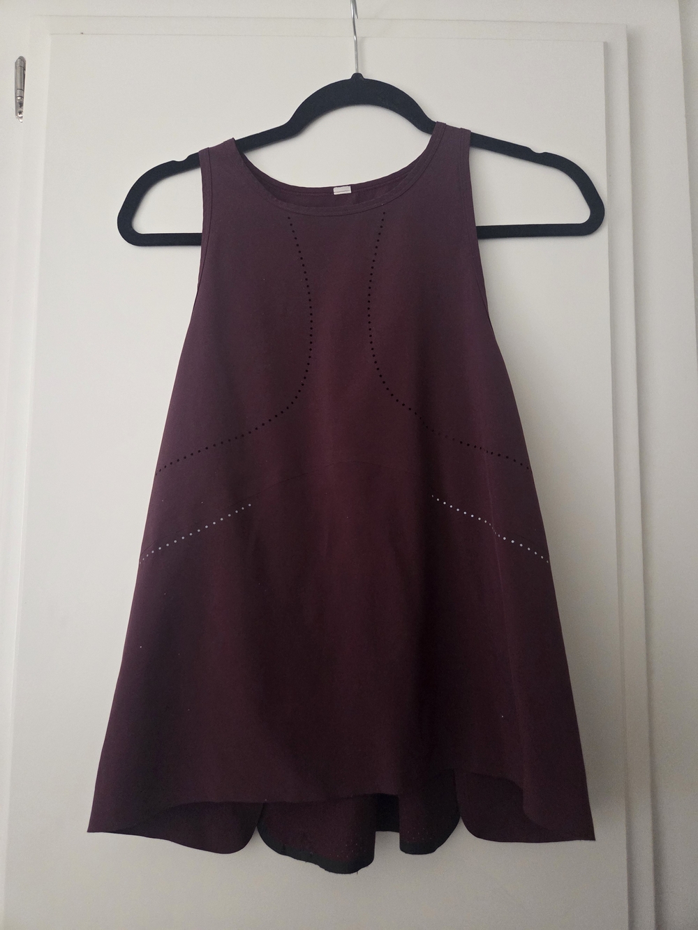 Lulu Lemon Women's Sleeveless A-Line Dress in Deep Plum